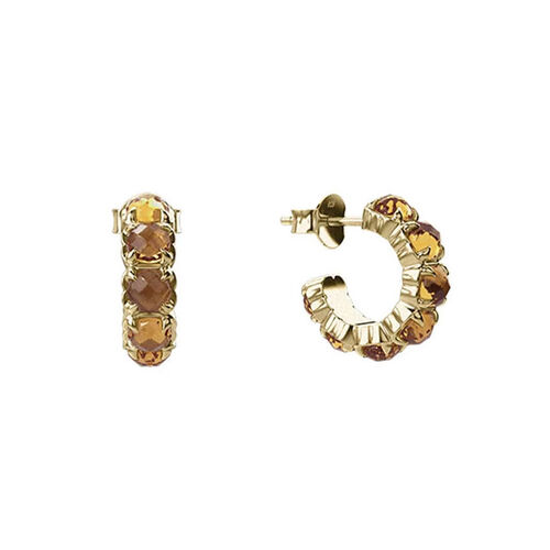 Stolen Girlfriends Club Halo Cluster Earrings 18K Gold Plated